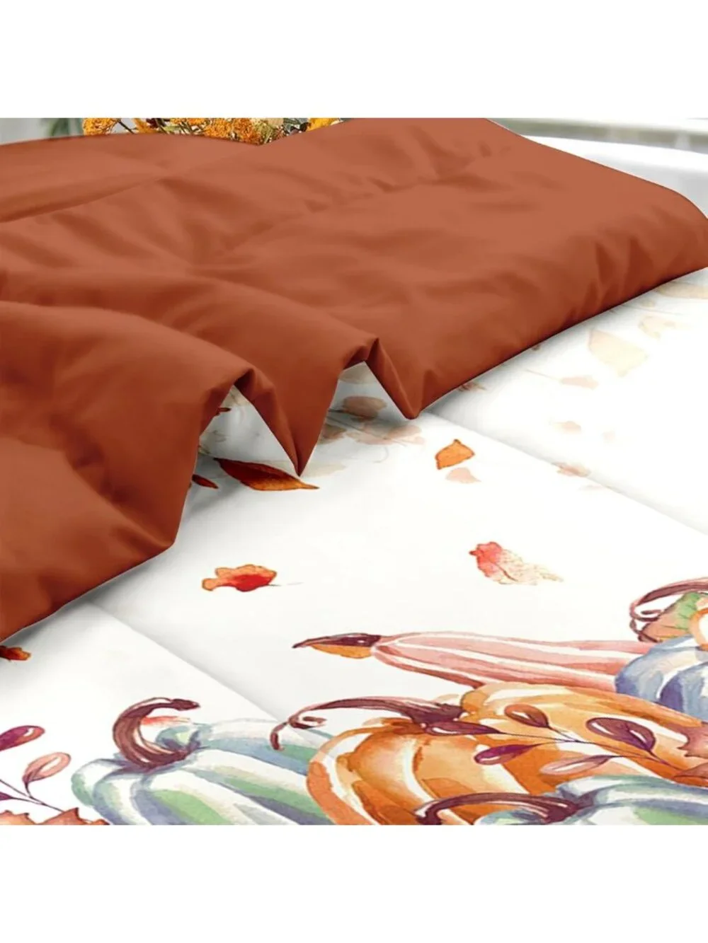 Cozy 7-Piece Full Fall Comforter Set with Sheets | Farmhouse Bedding Essentials